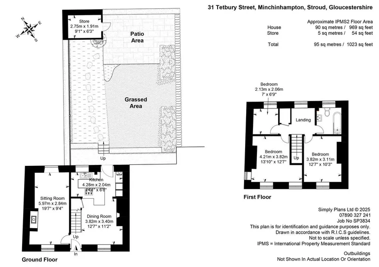 Floorplan 1 for Tetbury Street, Minchinhampton, GL6