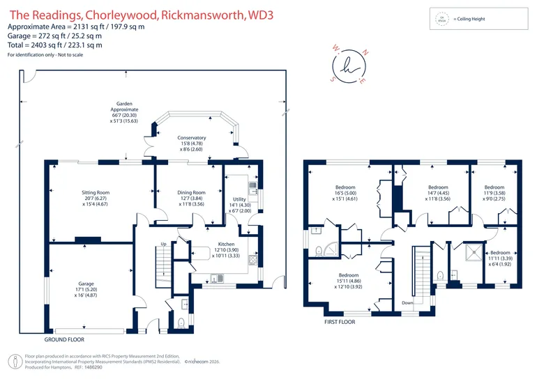 Floorplan 1 for The Readings, Chorleywood, WD3