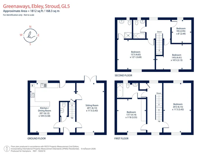 Floorplan 1 for Greenaways, STROUD, GL5