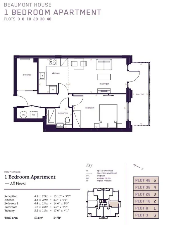 Floorplan 1 for Claremont Quarter, Claremont Road, London, NW2