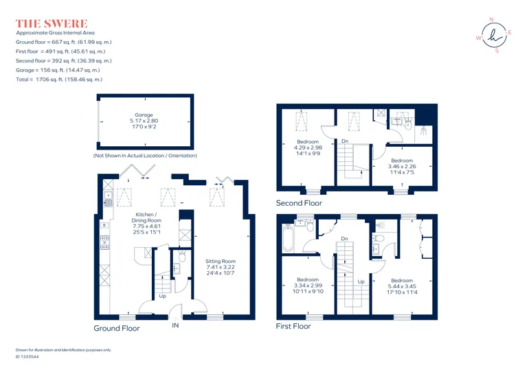 Floorplan 1 for The Swere, Deddington, OX15