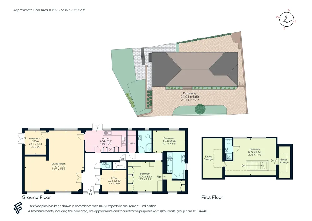 Floorplan for Fallowfield, Stanmore, HA7