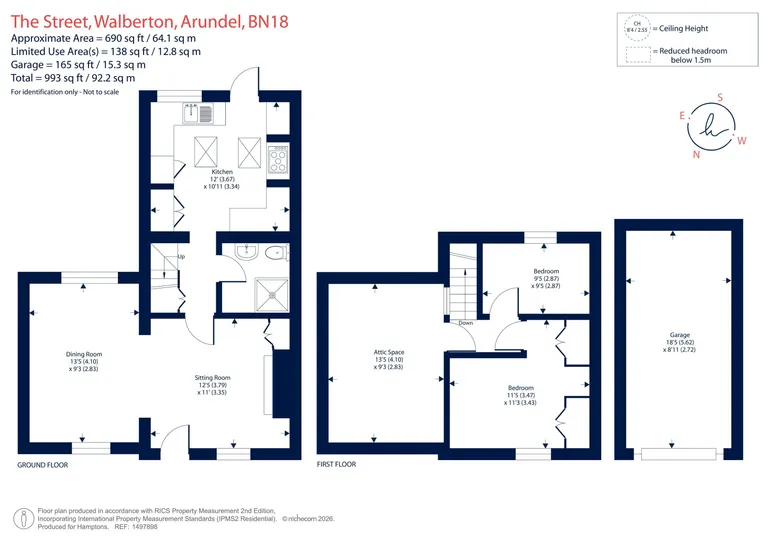Floorplan 1 for The Street, Arundel, BN18