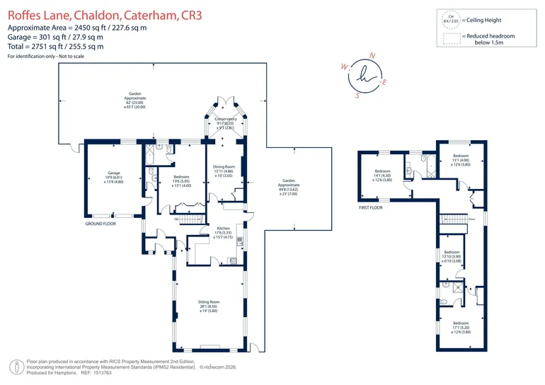 Floorplan 1 for Roffes Lane, Caterham, CR3