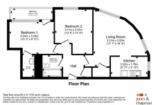 Royal Quay, Liverpool floorplan 1 out of 1