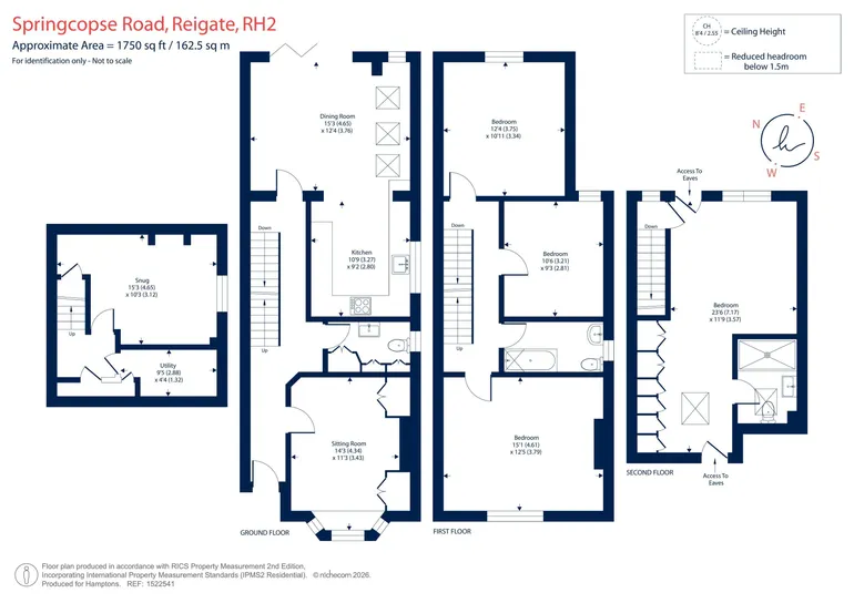 Floorplan 1 for Springcopse Road Reigate RH2