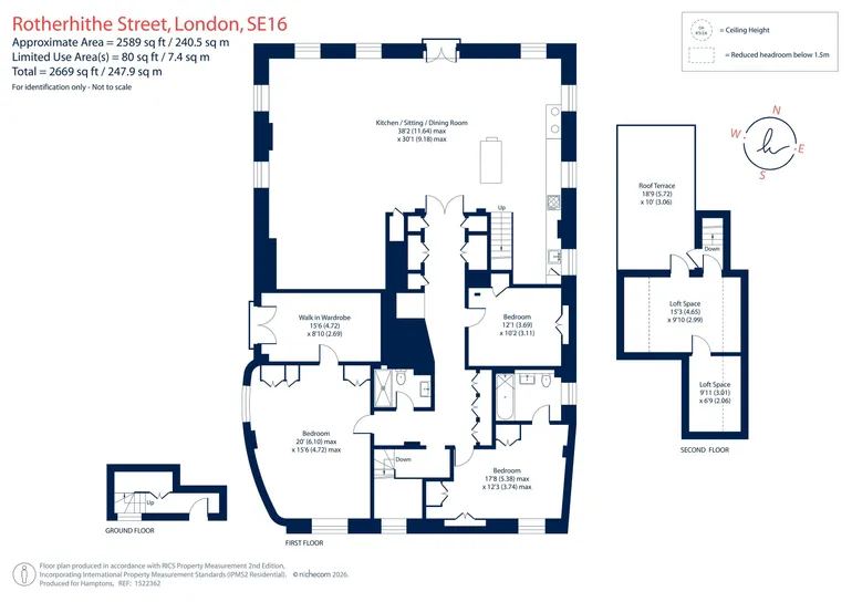 Floorplan 1 for Grices Wharf, Rotherhithe, SE16