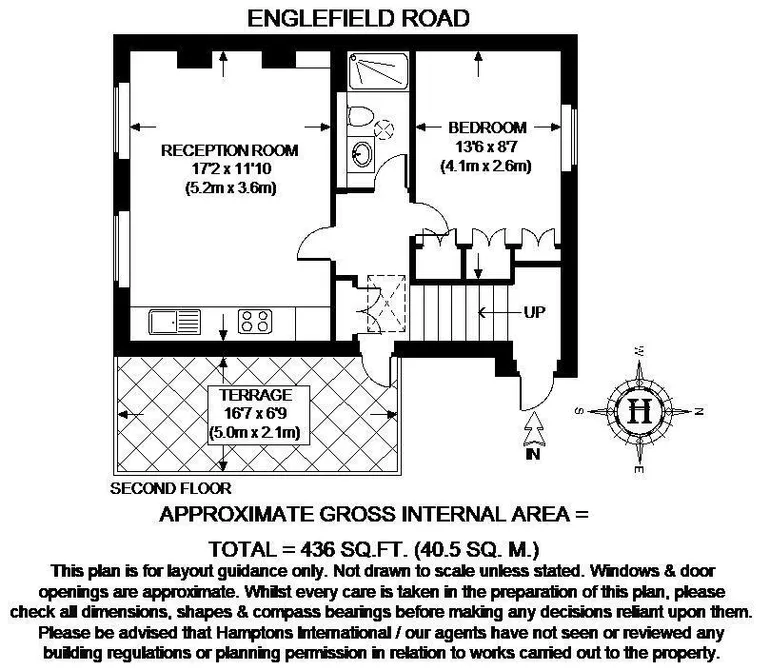 Floorplan 1 for Englefield Road London N1