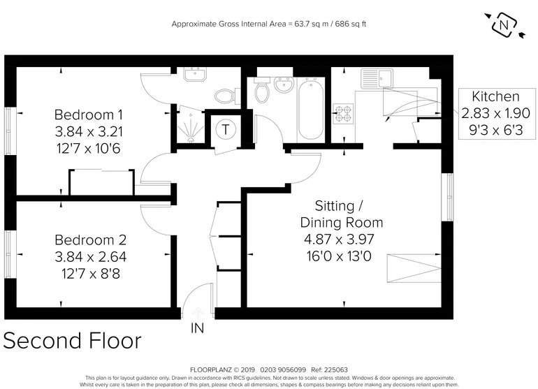 Floorplan 1 for Uxbridge Road Rickmansworth WD3