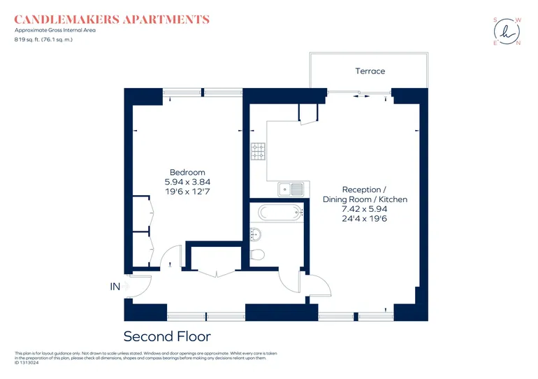 Floorplan 1 for York Road London SW11