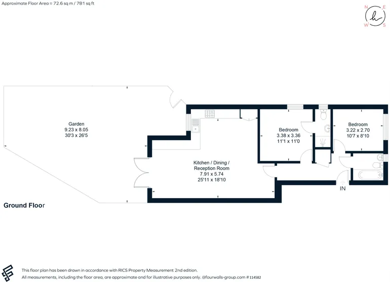 Floorplan 1 for Bladon Close Oxford OX2