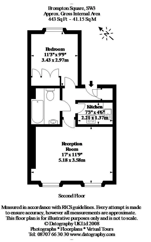 Floorplan 1 for Brompton Square London SW3