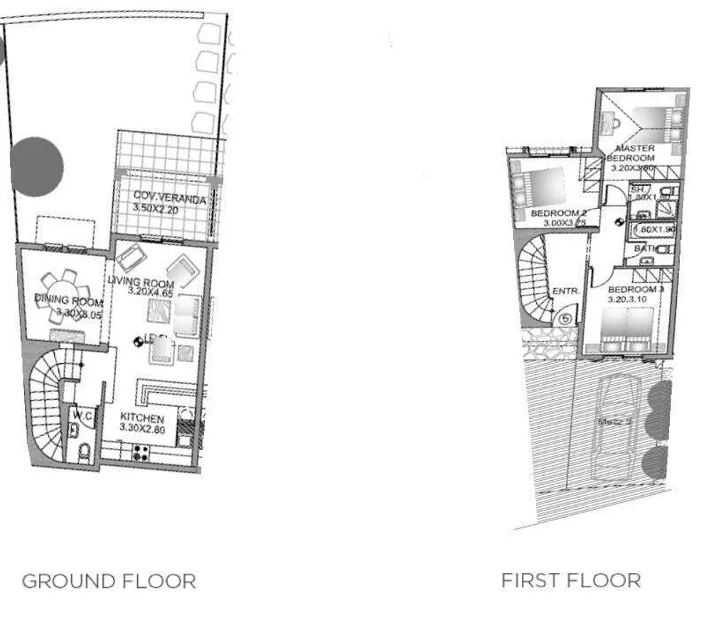Floorplan for Prodromi, Pafos, Cyprus