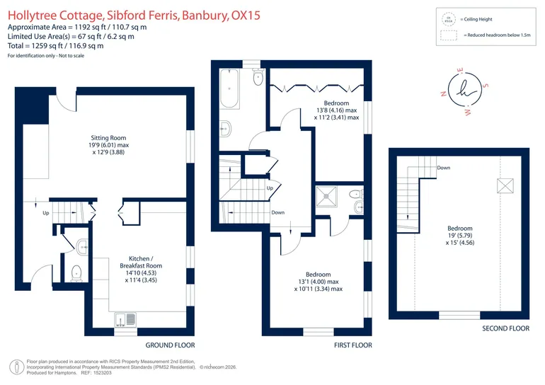 Floorplan 1 for Sibford Ferris, Nr Banbury, OX15