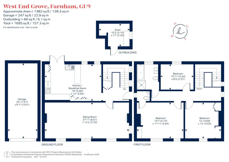 Floorplan 1 for West End Grove, Farnham, GU9