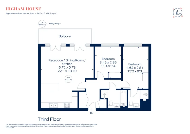 Floorplan 1 for Carnwath Road, London, SW6