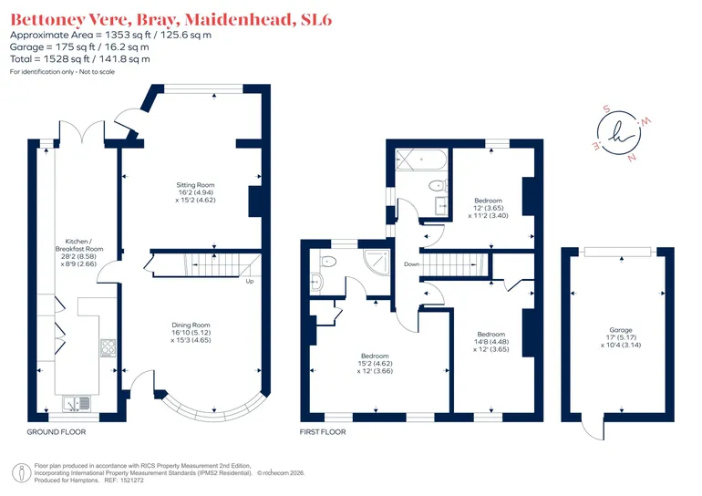 Floorplan 1 for Bettoney Vere, Bray, Maidenhead, SL6