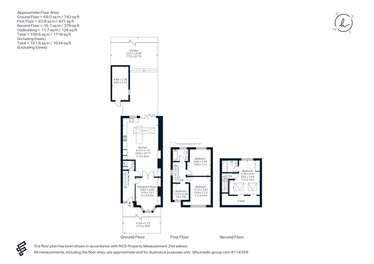 Floorplan 1 for Eylewood Road, London, SE27