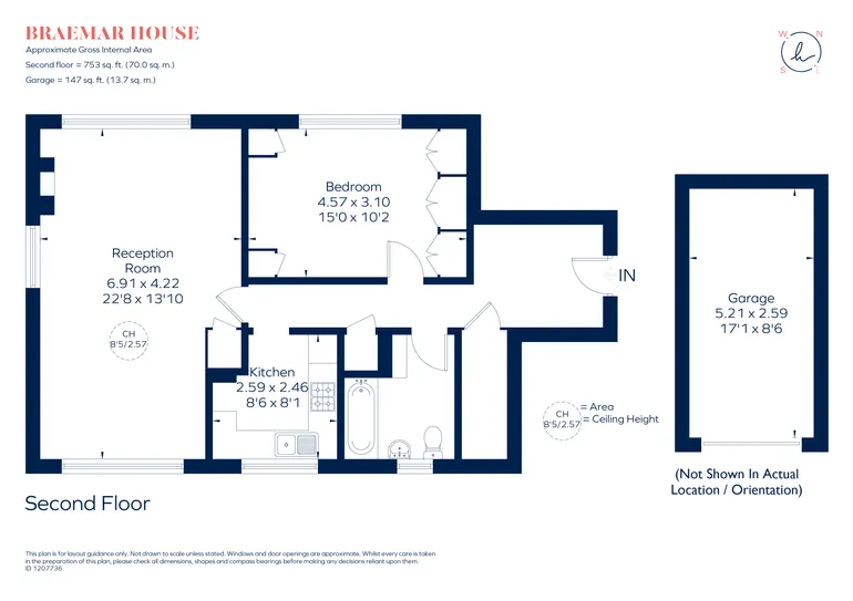 Floorplan 1 for Manor Road, Teddington, TW11