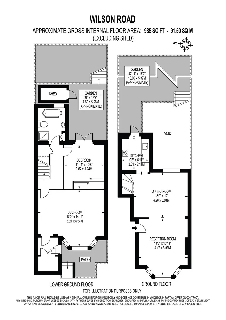 Floorplan 1 for Wilson Road London SE5