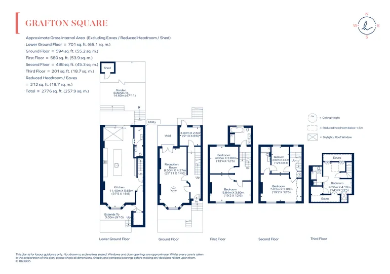 Floorplan 1 for Grafton Square London SW4
