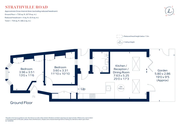 Floorplan 1 for Strathville Road, London, SW18
