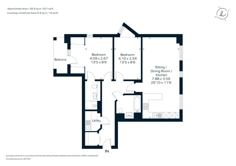 Floorplan 1 for 59 Lansdown Road, Cheltenham, GL51