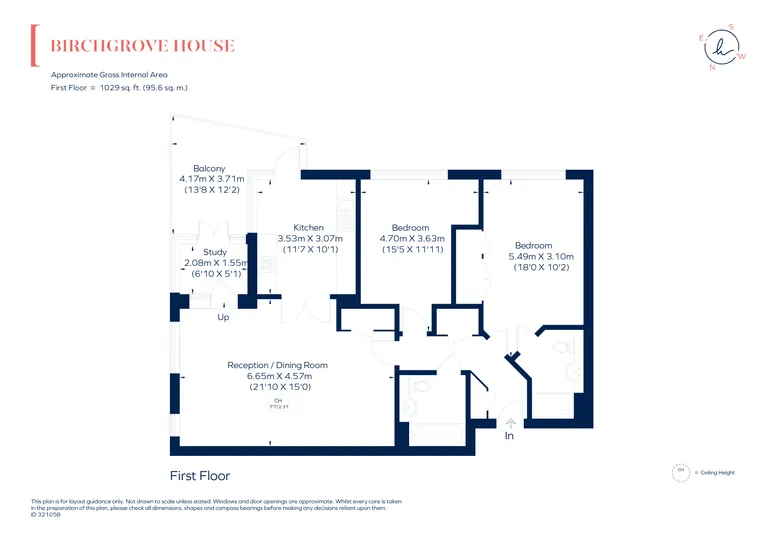 Floorplan 1 for Strand Drive, Richmond TW9