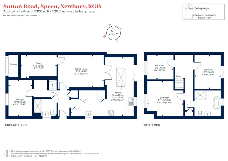 Floorplan 1 for Sutton Road Newbury RG14