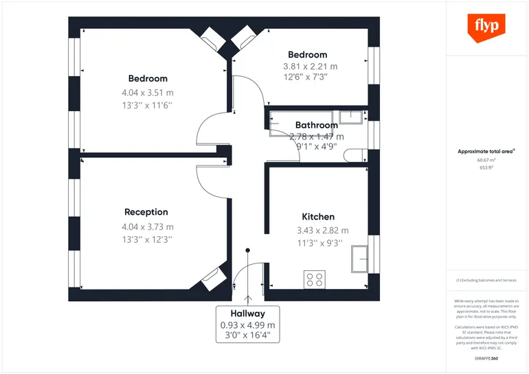 Floorplan 1 for Hortensia Street London SW10