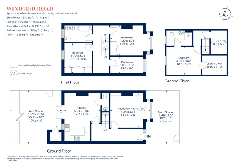 Floorplan 1 for Winifred Road Wimbledon SW19