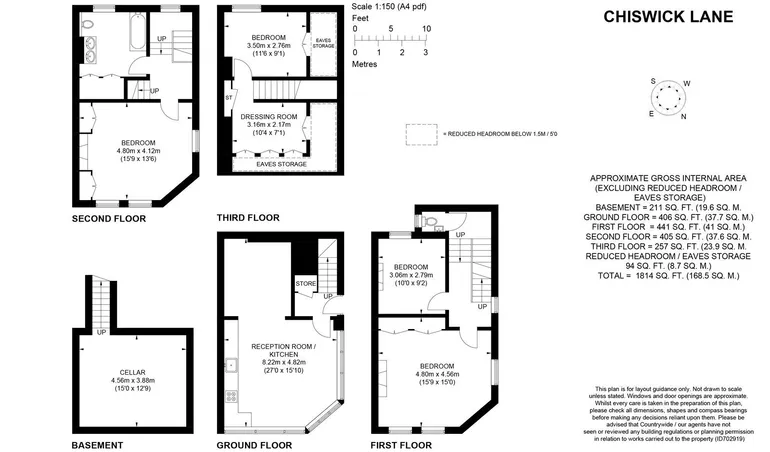 Floorplan 1 for Chiswick Lane, London, W4