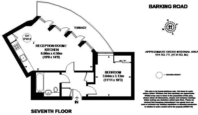 Floorplan 1 for Vermilion Building, E16