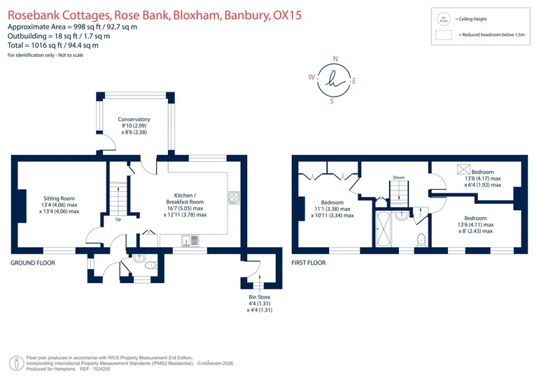 Floorplan 1 for Rose Bank, Bloxham, OX15