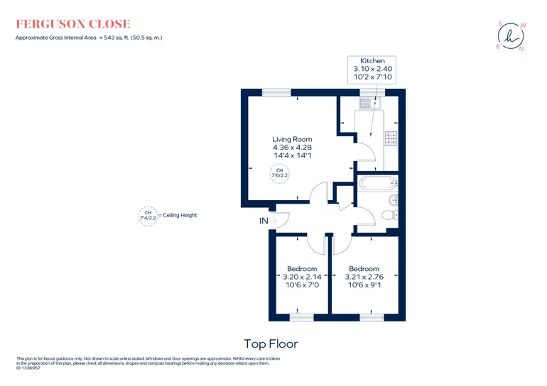 Floorplan 1 for Ferguson Close, London, E14