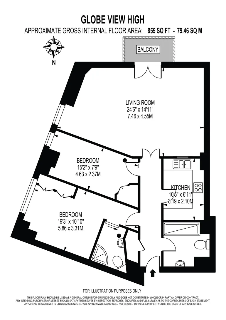 Floorplan 1 for High Timber Street, London, EC4V