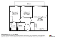 Ferry Court, Cardiff floorplan 1 out of 1