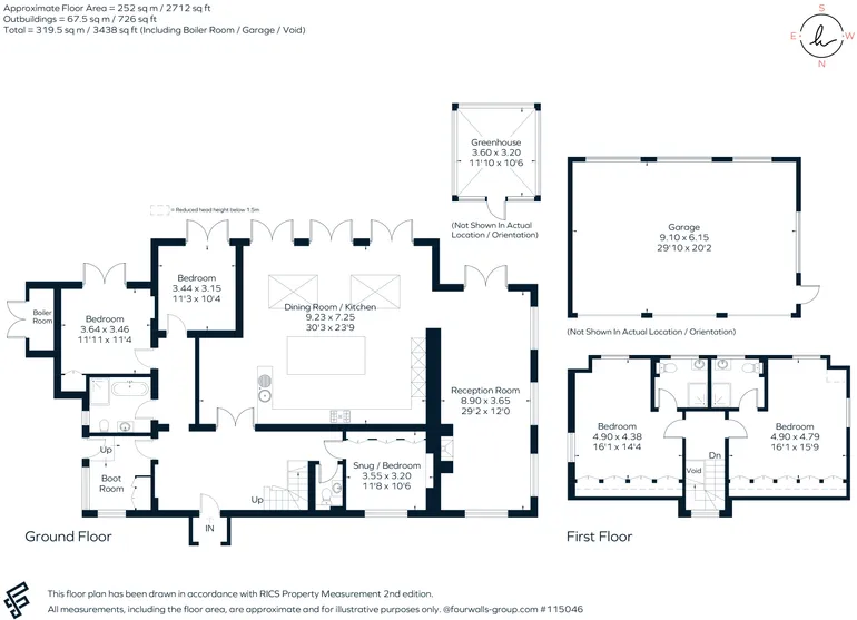 Floorplan 1 for Hascombe Road, Godalming, GU8