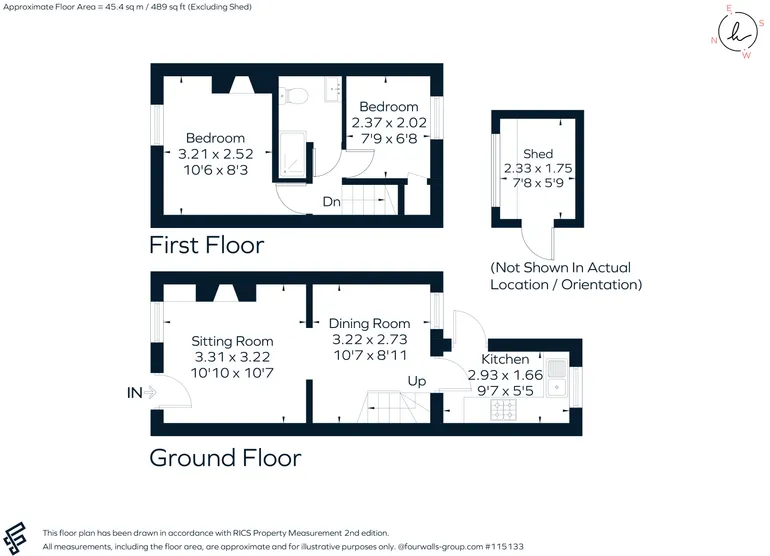 Floorplan 1 for Orchard Street, St. Albans, AL3