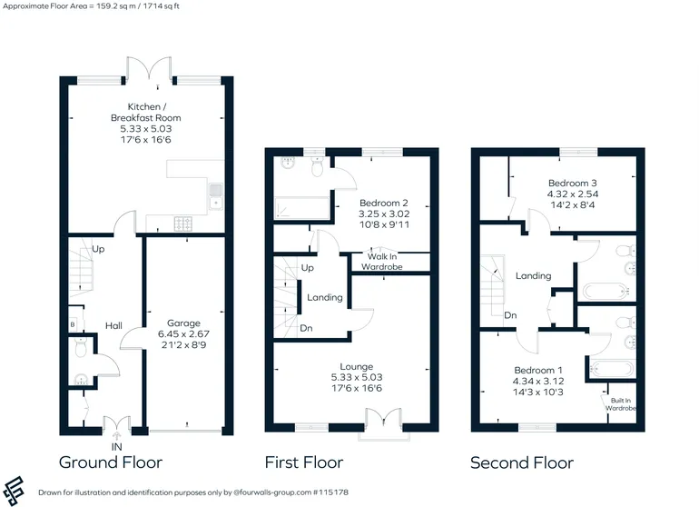 Floorplan 1 for Latton, Wiltshire, SN6