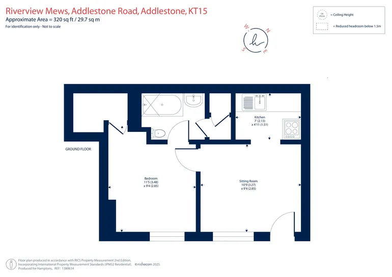 Floorplan 1 for Addlestone Road Addlestone KT15