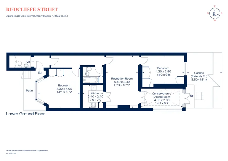 Floorplan 1 for Redcliffe Street London SW10