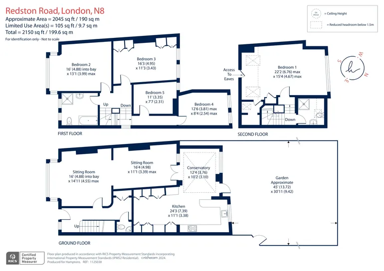 Floorplan 1 for Redston Road London N8