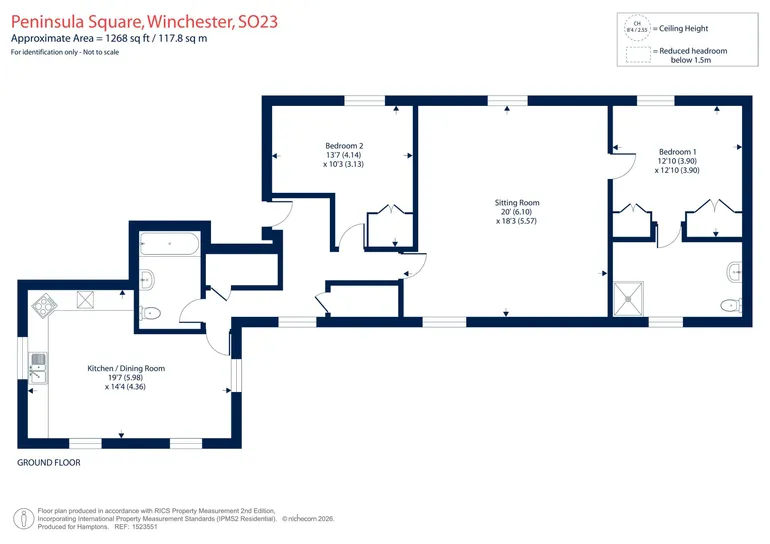 Floorplan 1 for Peninsula Square, Winchester, SO23