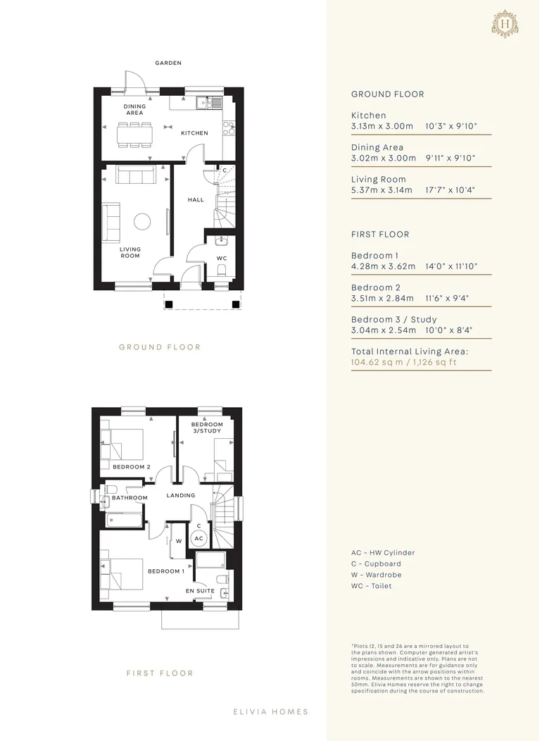 Floorplan 1 for Headley Chase, Epsom, KT18