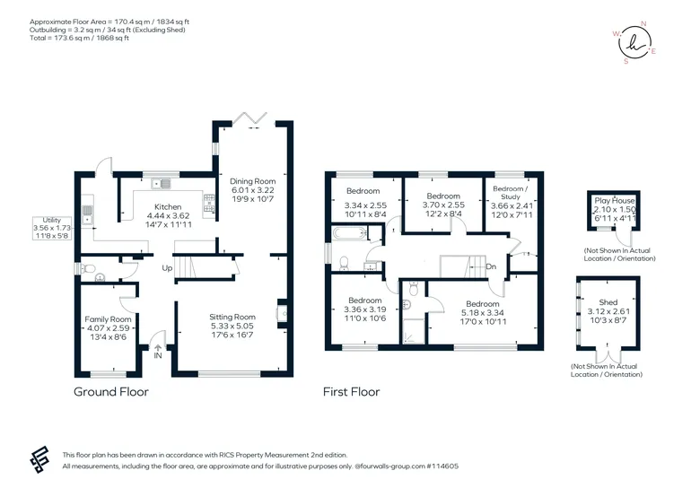 Floorplan 1 for Glenville Gardens, HINDHEAD, GU26