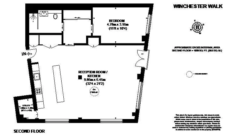 Floorplan 1 for Winchester Walk, London Bridge, SE1