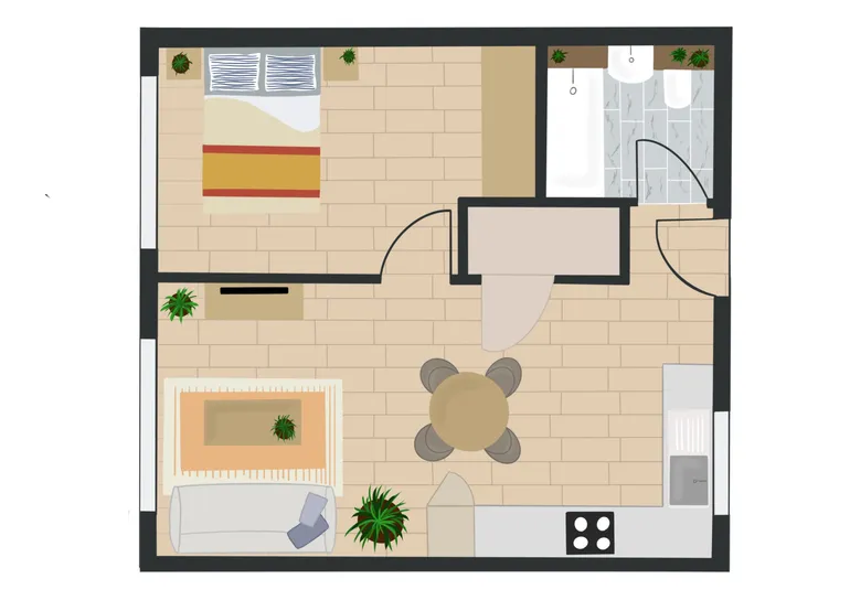 Floorplan 1 for Enclave, 149 Hurst St Birmingham B5