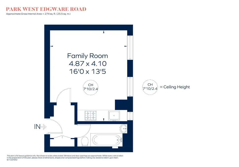 Floorplan 1 for Edgware Road, London, W2