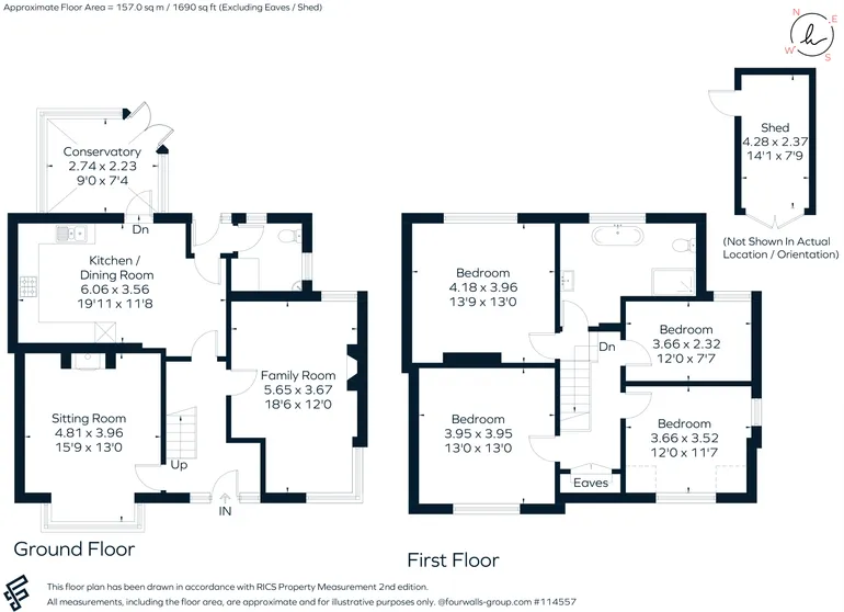 Floorplan 1 for Twyford Gardens Banbury OX17